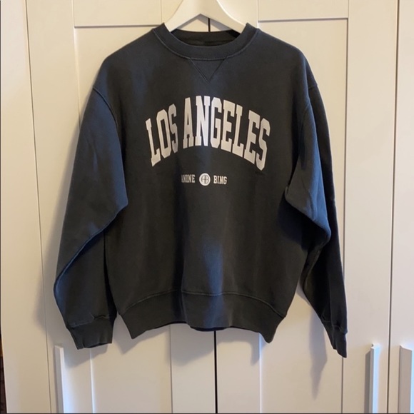 Anine Bing Ramona Sweatshirt Los Angeles - Picture 3 of 9